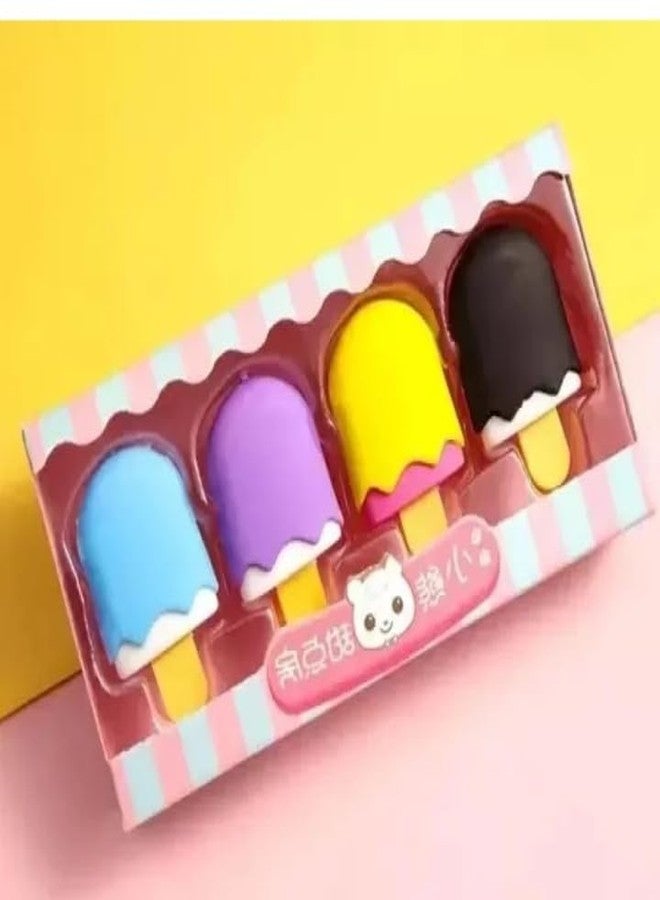 Manos Eraser ice Cream Toy Type for Kids & Students - Image 3